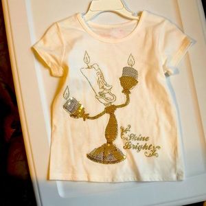 Beauty & the Beast White t-shirt